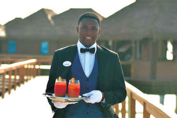 A day in the life: Charles Green, butler, Sandals