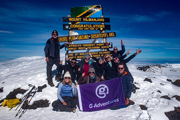 Spotlight: Travel industry team overcomes rain and pain during Mount Kilimanjaro climb