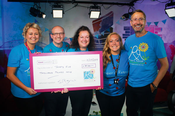 Spotlight: Travel Counsellors telethon raises £35,000 for Reuben’s Retreat