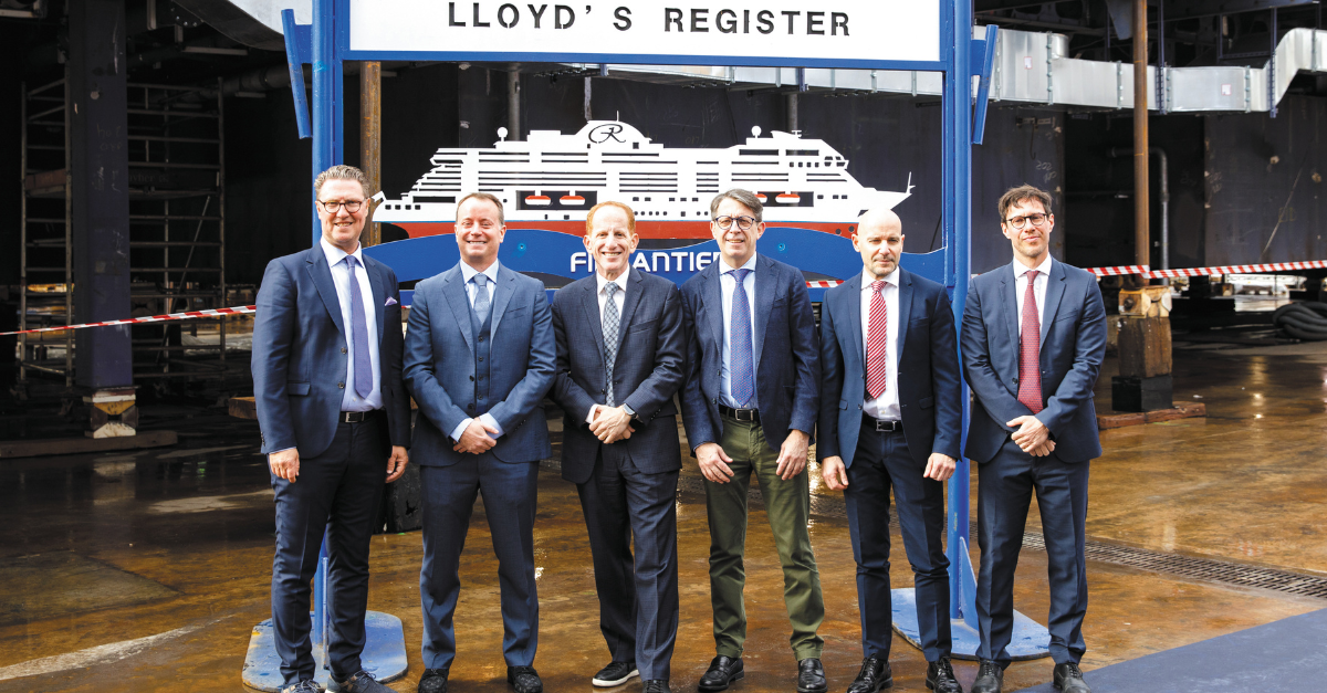 Regent Seven Seas keel-laying ceremony for Prestige