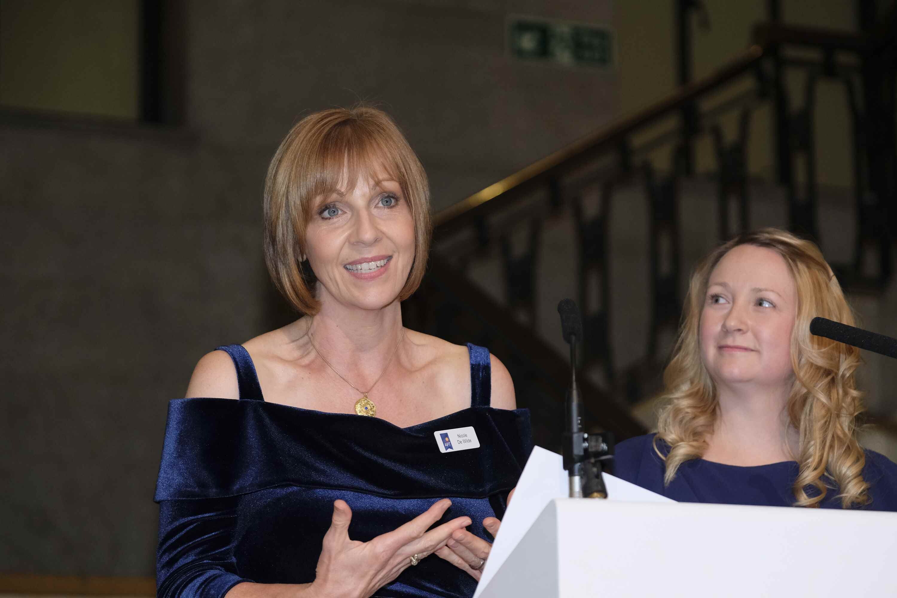 becddc93787e3df3183591d9ccbcfa77_APTs-Nicole-De-Wilde-and-Angela-Waite-welcome-guests