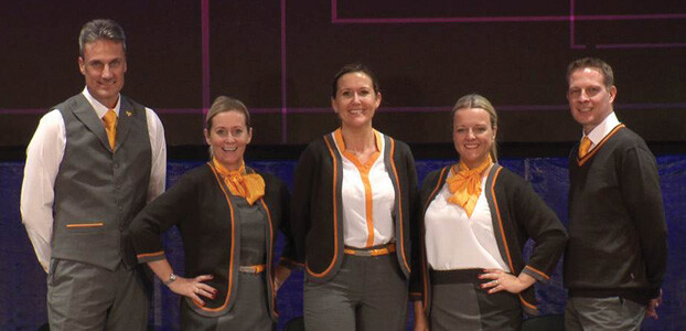 Thomas Cook's new uniform