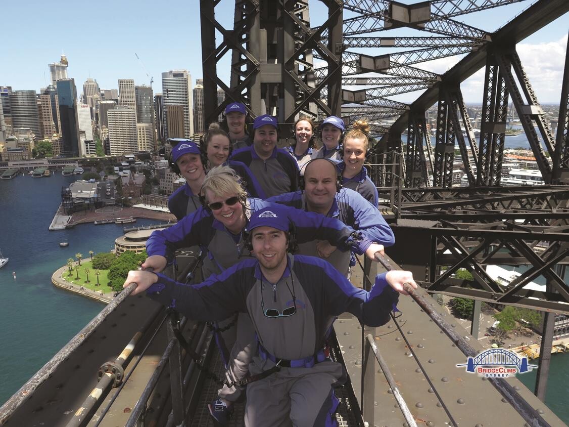 Head for heights: Bridgeclimb, Sydney Harbour Bridge, Sydney, New South Wales