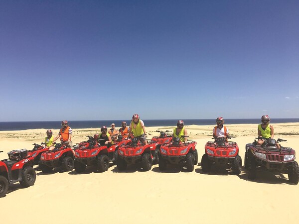 Sand dune adventure: Port Stephens, New South Wales