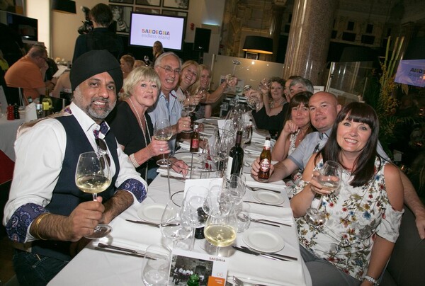 Manchester agents enjoyes a special six course Sardinian menu.jpg