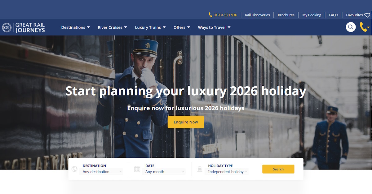 Great Rail Journeys acquired by Vitruvian Partners