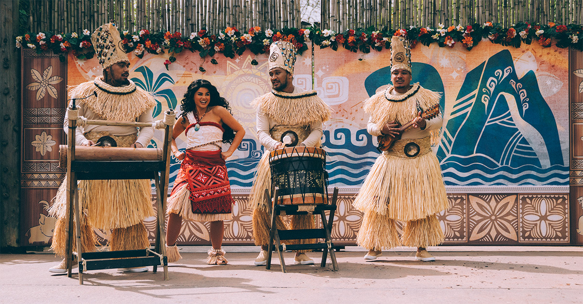 DisneyMusicFestival SupportingVisual Moana and her Musicians CreditsMarieFlamentforDisneylandParis