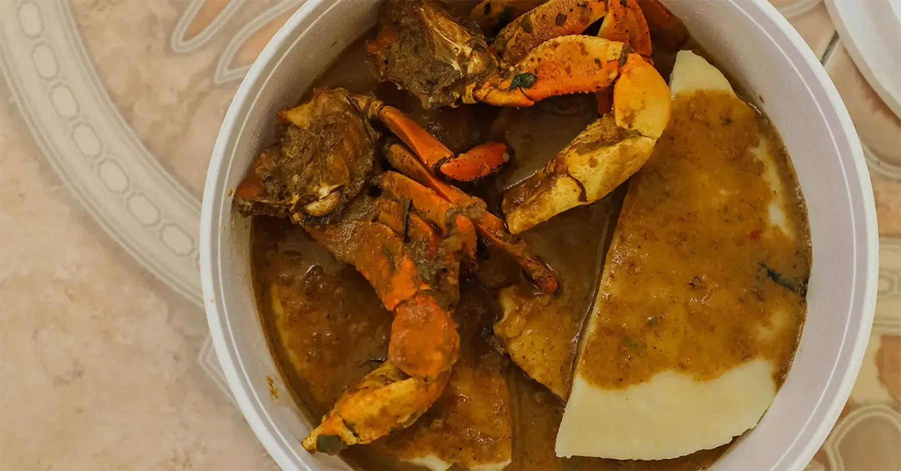 tobago crab and dumpling