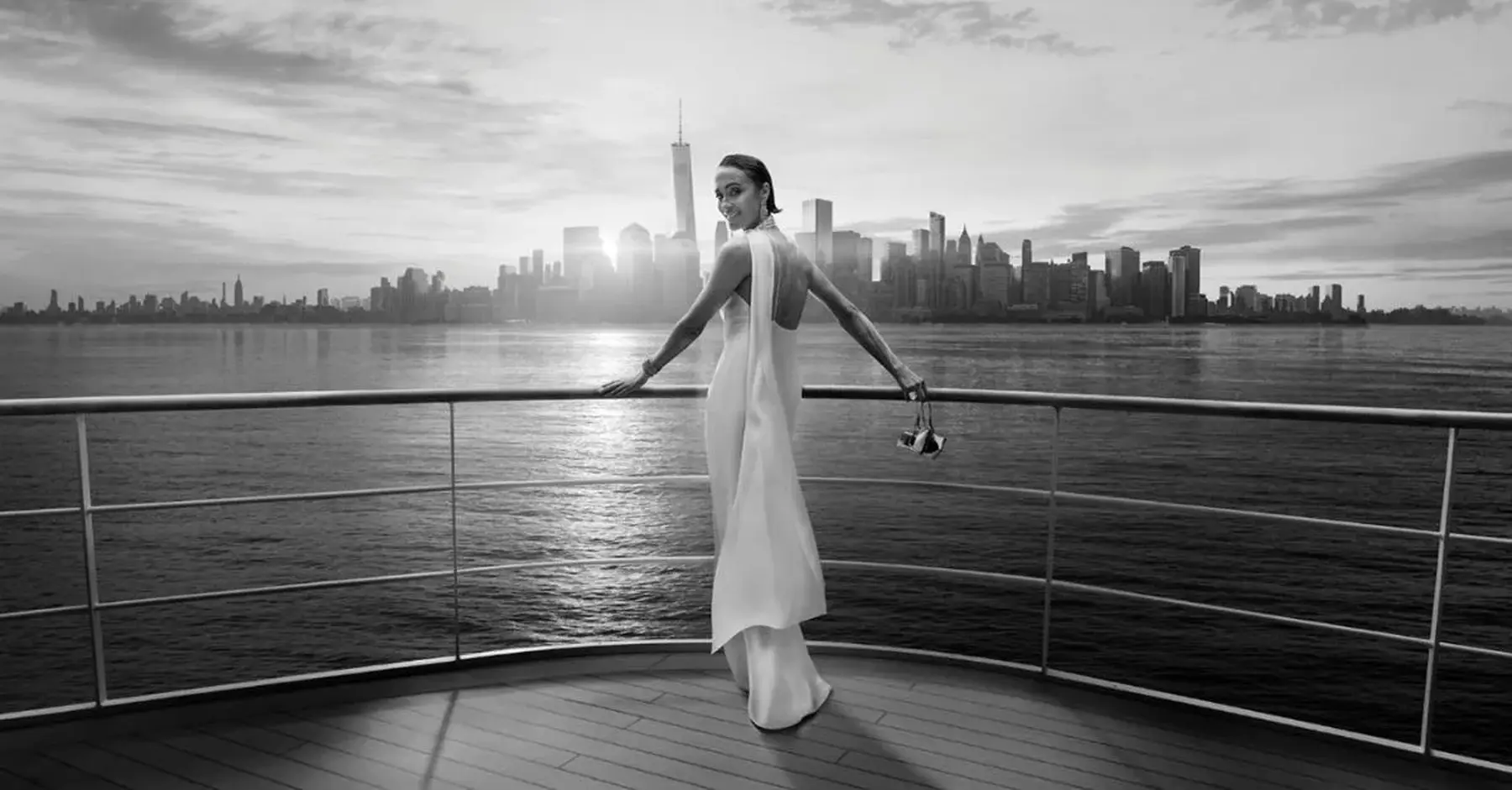 Cunard's 'why cruise when you can Cunard' global ad campaign. Resized