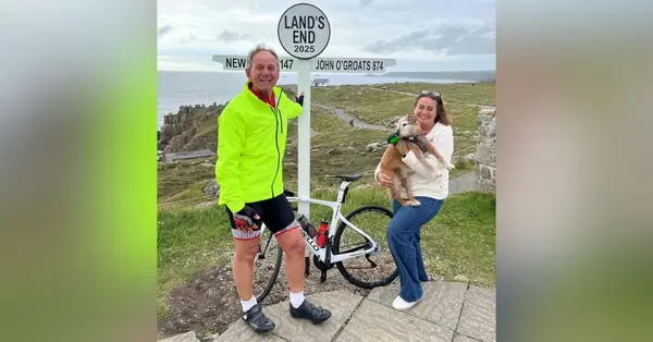 Acomb Travel owner cycles from John O’Groats to Land’s End for charity