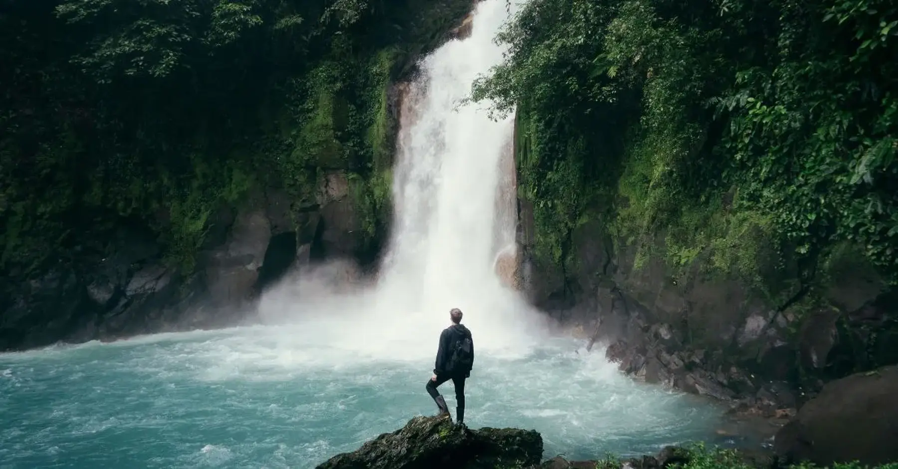 Rio Celeste Waterfall Costa Rica. Not In The Guidebooks. Resized