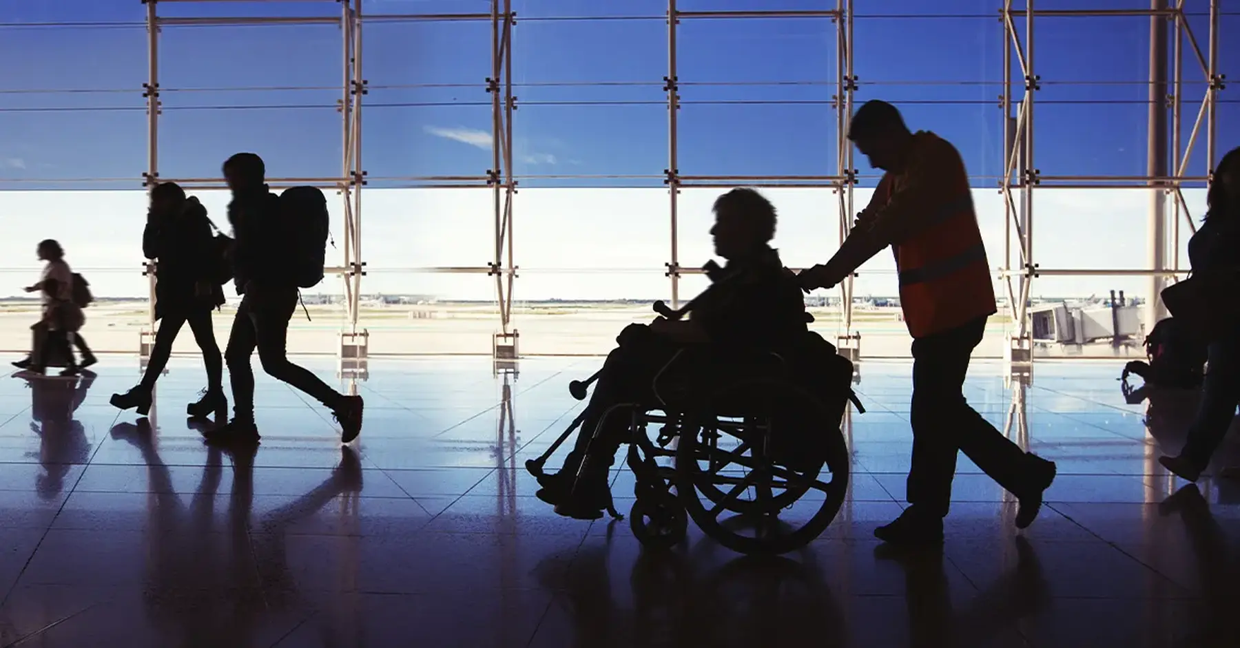Shutterstock airport wheelchair