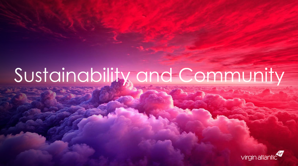 Virgin Atlantic sustainability pack