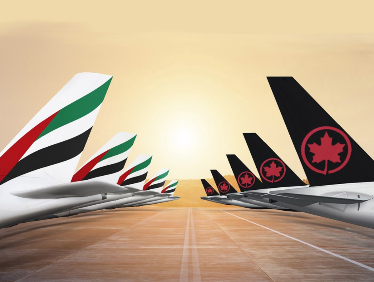  طيران الإمارات وطيران كندا توسعان شراكة الرمز المشترك لرحلات مونتريال