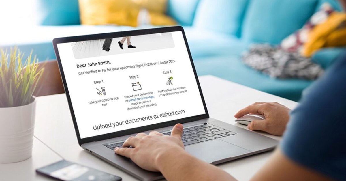 تعزز  شركة الإتحاد للطيران خدمة التحقق من السفر