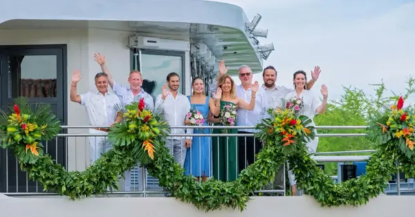 AmaWaterways christens newest luxury ship in Colombia