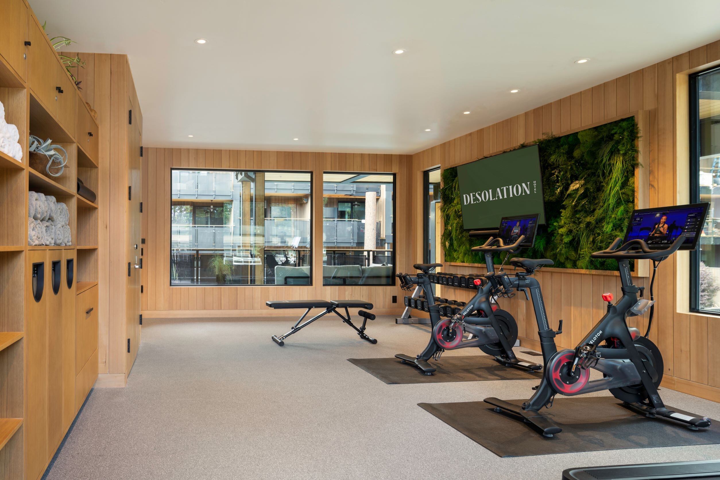 Gym with Peloton Bikes.jpg Gym with Peloton Bikes.jpg