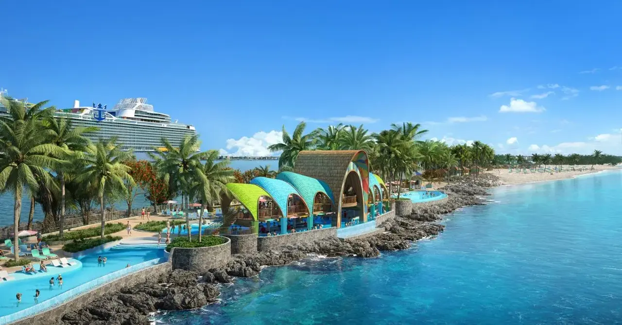 Royal Caribbean Beach Club Pools. Resized