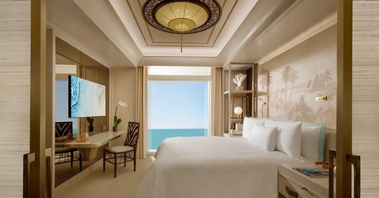 wynn al marjan island enclave king bedroom