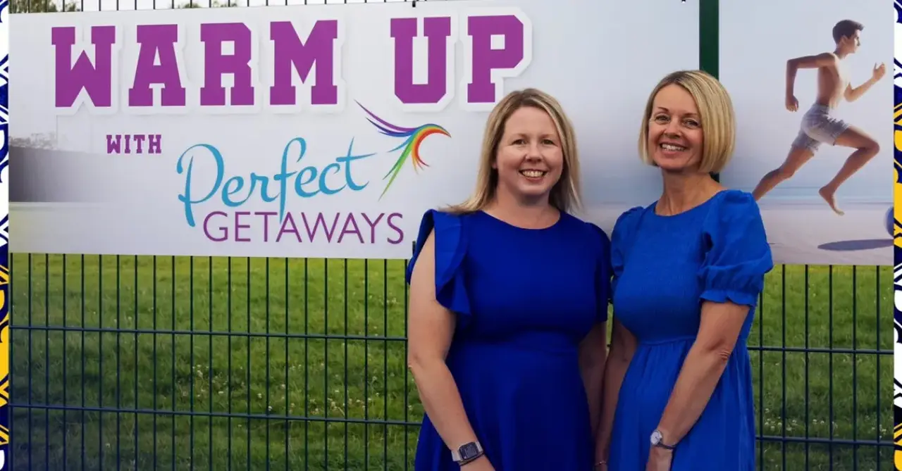 Perfect Getaways senior partnerships consultant Gemma Cattermole and partnerships manager Suzy Young