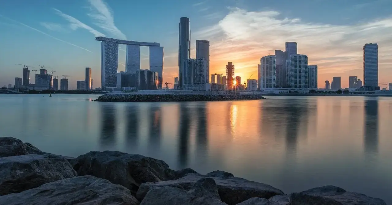 abu dhabi night shutterstock