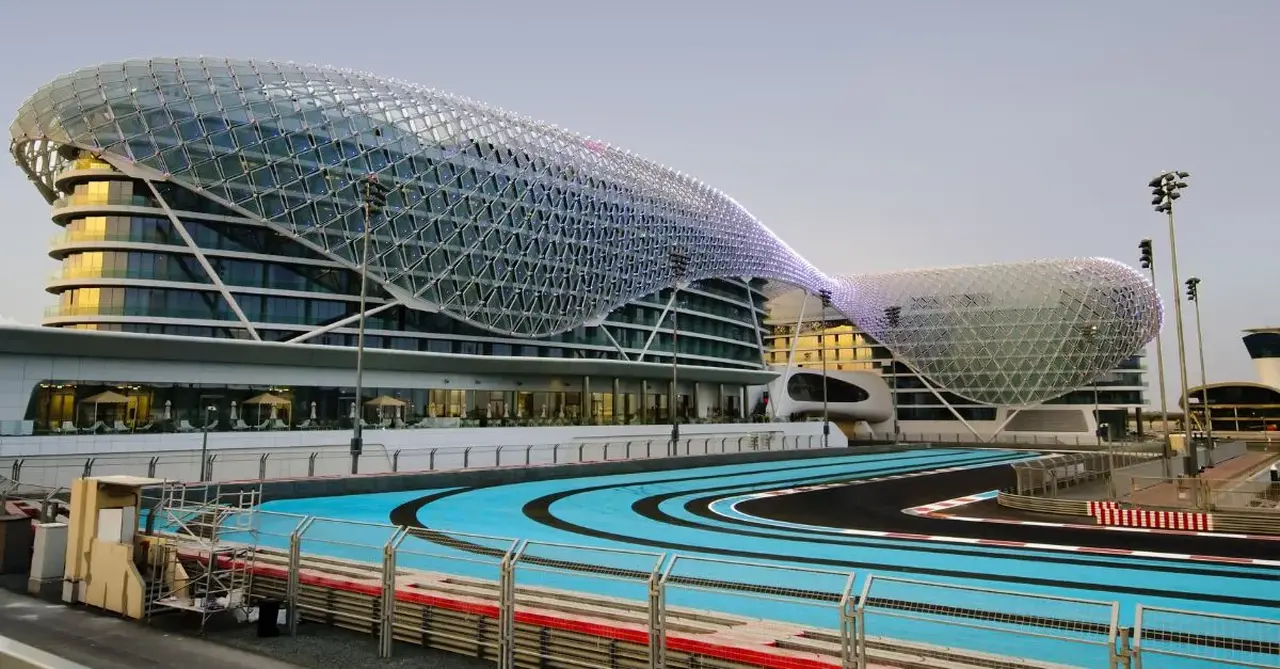 abu dhabi yas island formula 1 track