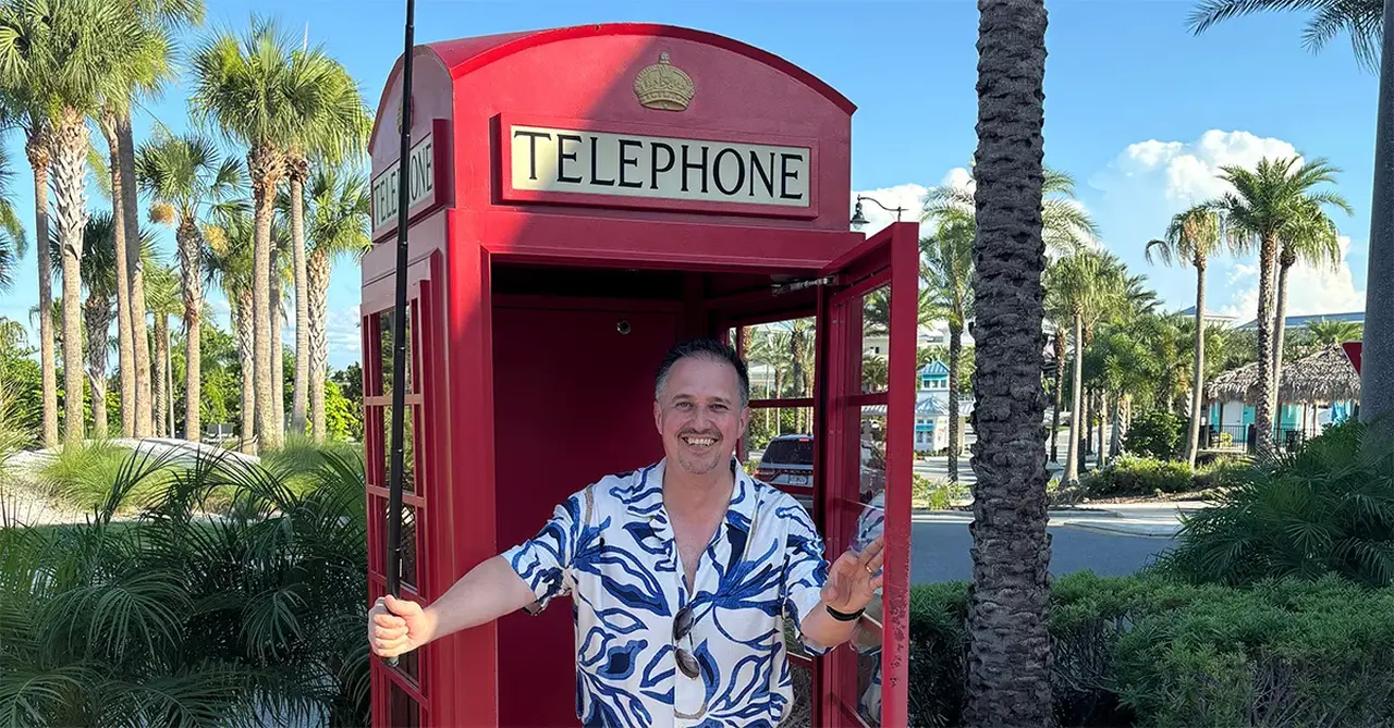 Tim Harden from Harden Holidays completing a photo challenge 3