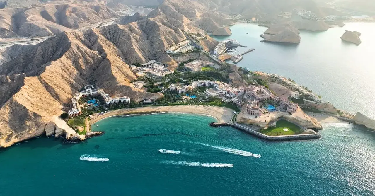 View of Oman Shangri Li Al Husn muscat and sister resorts
