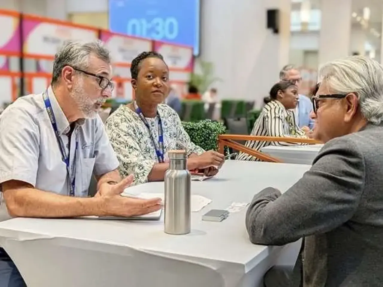 Networking at Connect Barbados