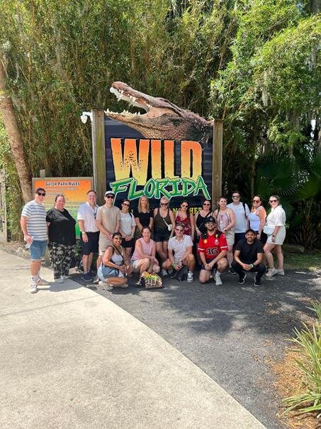 The Destination Unknown group at Wild Florida Adventure Park