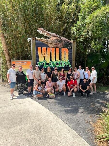 The Destination Unknown group at Wild Florida Adventure Park