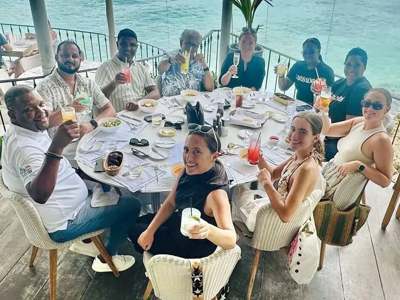 Lunch at QP Bistro, Barbados
