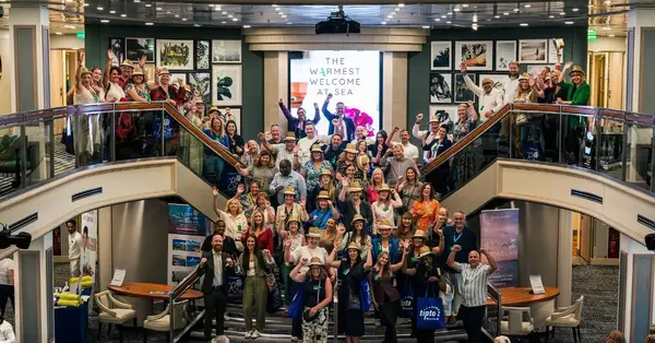 Tipto and Ambassador Cruise Line host 50 agents on Ambience for networking event