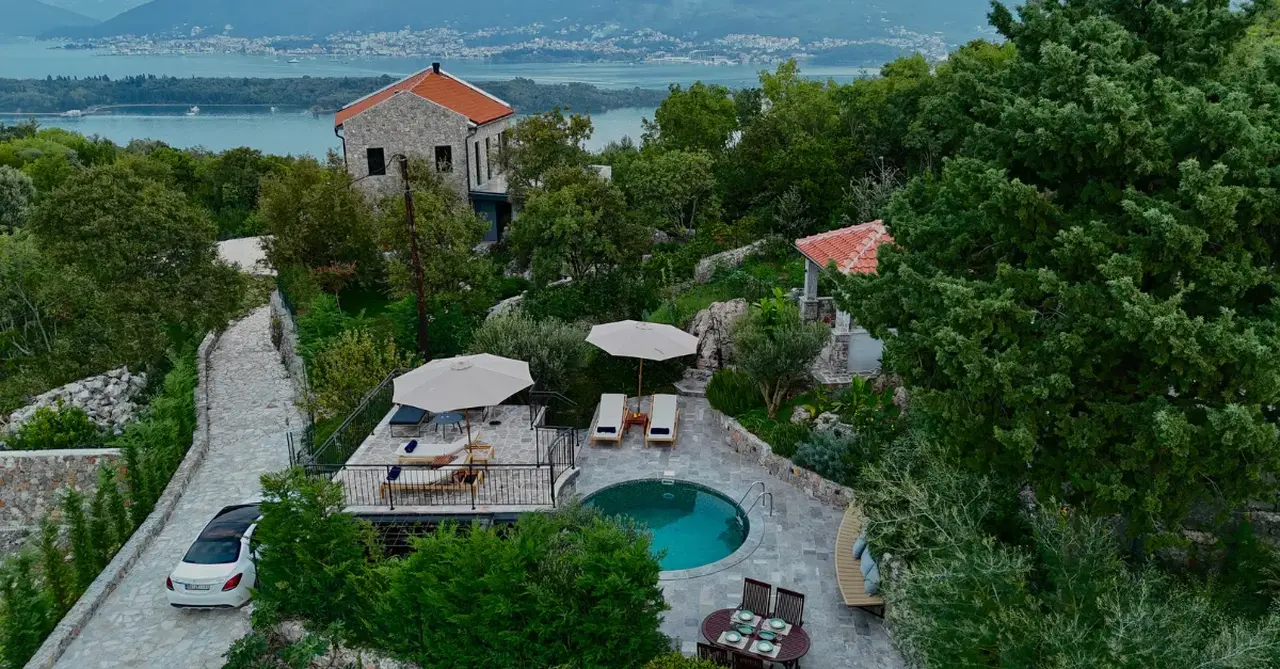 Villa Radiance in Boka Bay, Montenegro. Photo supplied by CV Villas