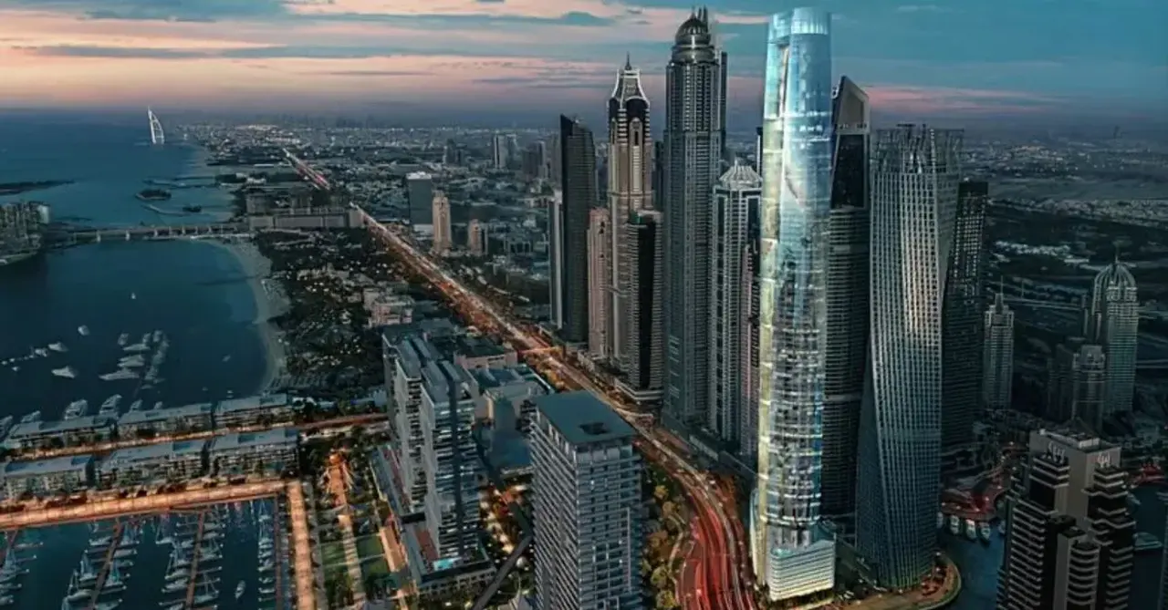 rendering the ciel dubai marina rendering the ciel dubai marina