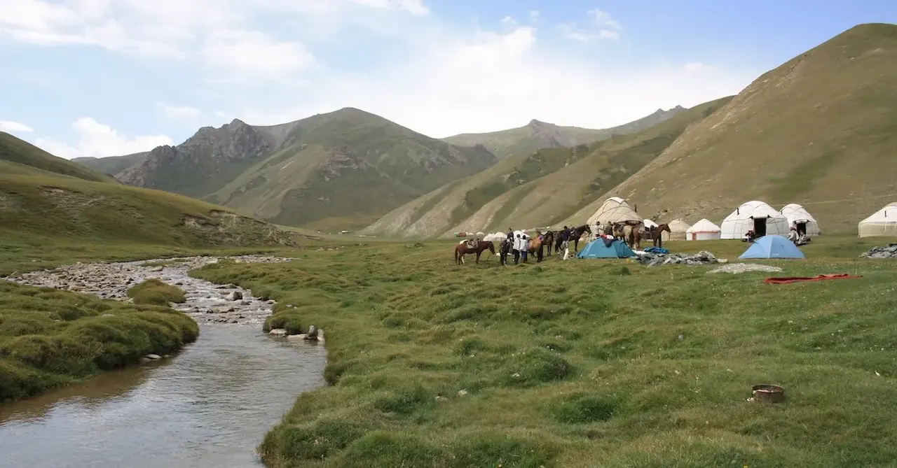 Intrepid Travel kyrgyzstan yurts horses mountains