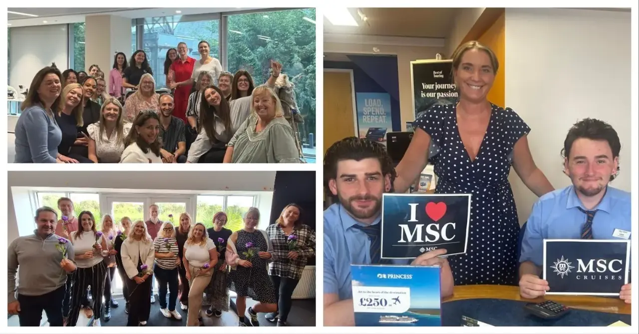 HX MSC and Ambassador Cruise Line collage National Travel Ag