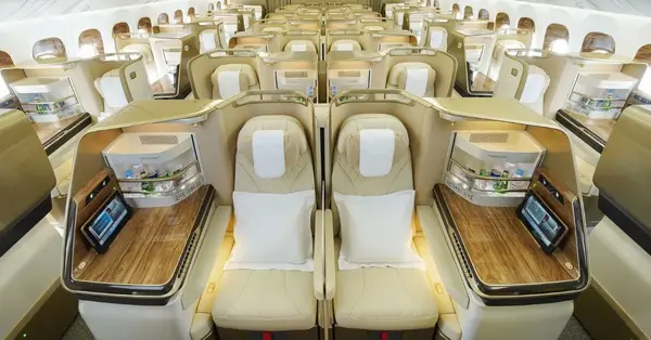 Nearly 1 in 10 Middle East passengers fly business or first class