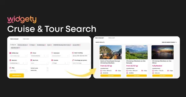 Widgety launches revamped cruise-and-tour search widget