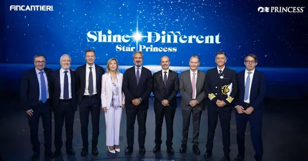 Princess Cruises takes delivery of Star Princess in Italy