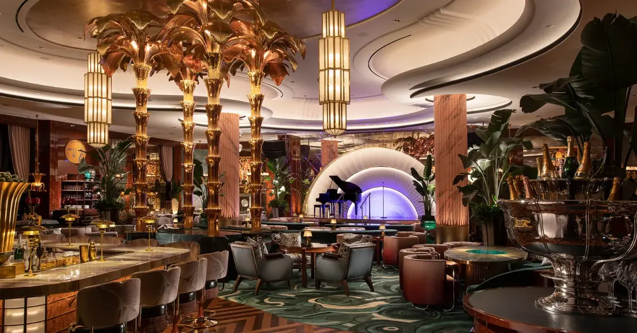 wynn resort rak Wynn Al Marjan Island Delilah Ceiling Sweep Miller