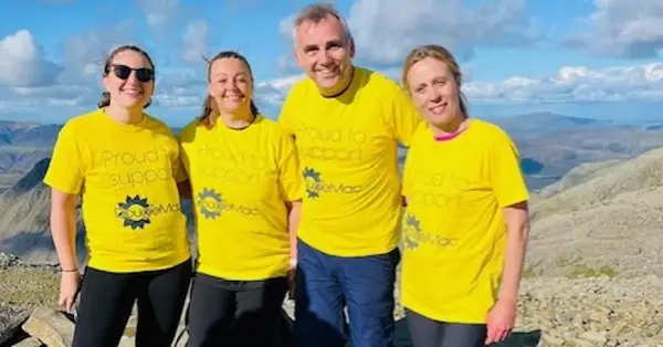 Hays agents climb Scafell Pike to raise £661 for hospice