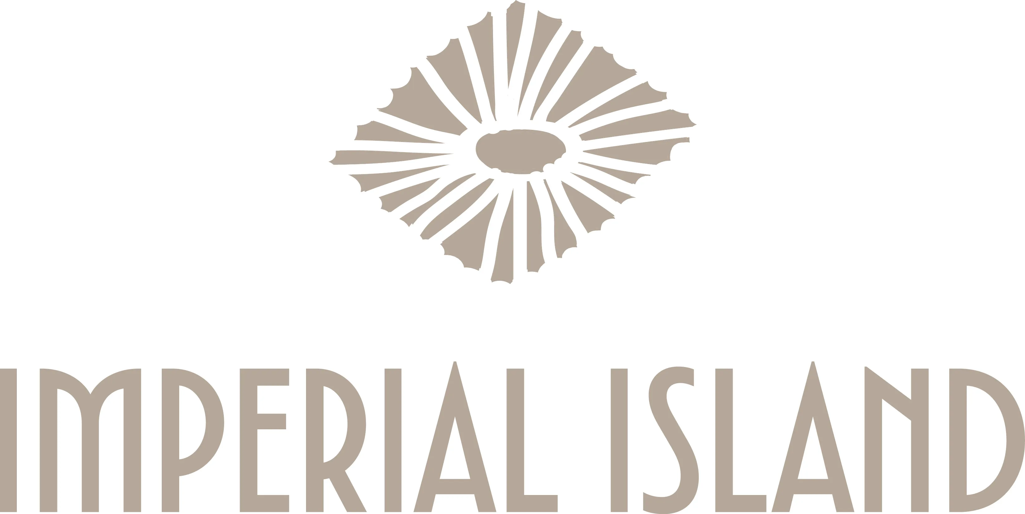 imperial island logo beige