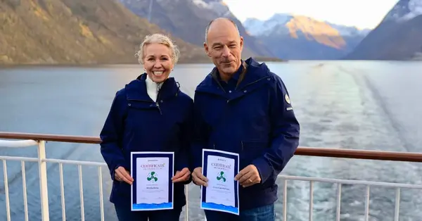 Hurtigruten embarks on its first climate-neutral voyage