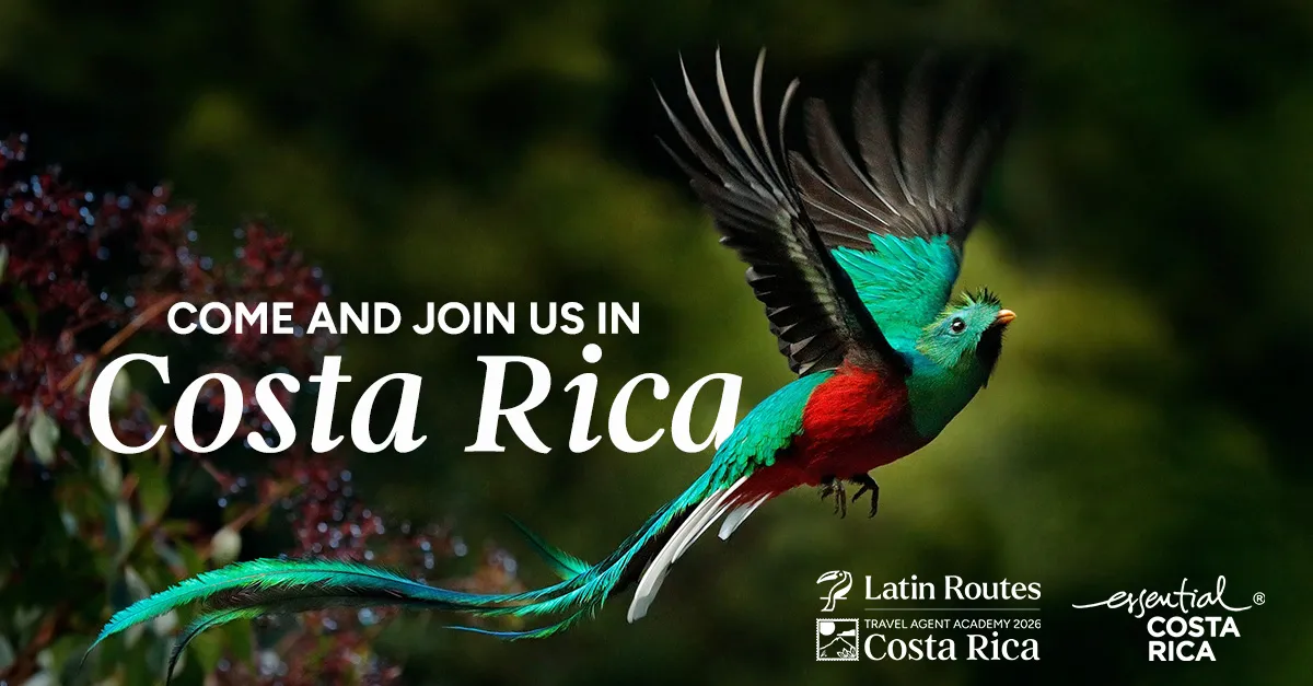 Enter a prize draw to win a free spot on the Latin Routes Travel Agent Academy