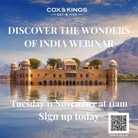 Cox &amp; Kings - Upcoming webinars