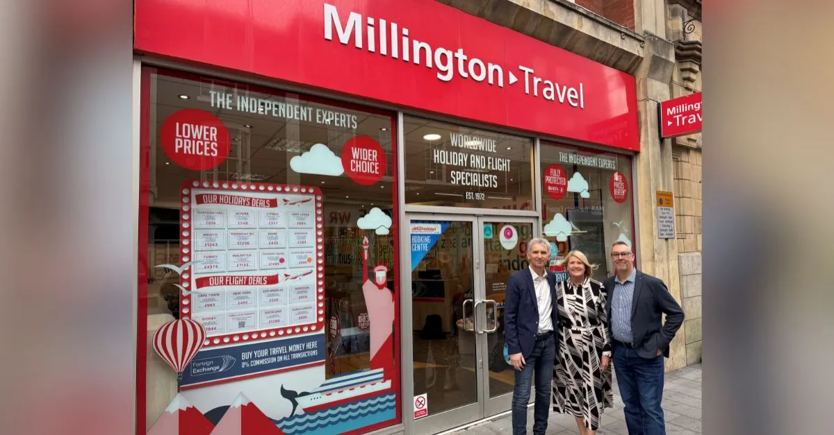 Millington Travel Nick Bland, Jane Schumm, Nigel Armitage