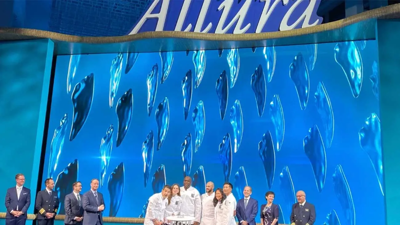 Oceania Allura christened in Miami by chef group