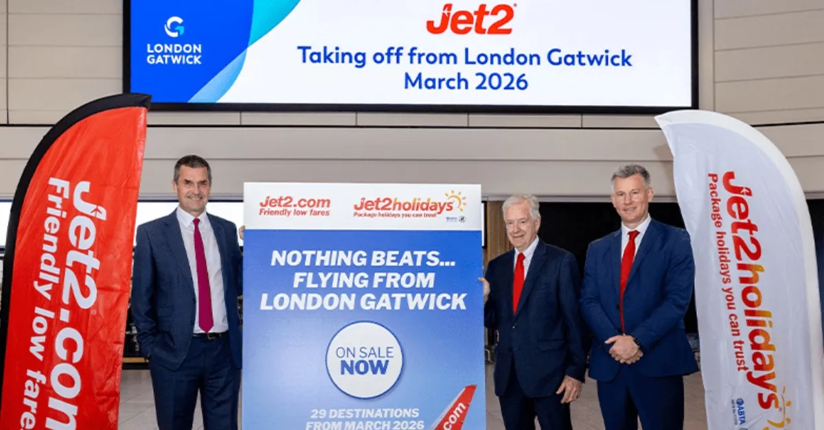 Jet2 taps into ‘whole new group’ of holidaymakers with Gatwick base