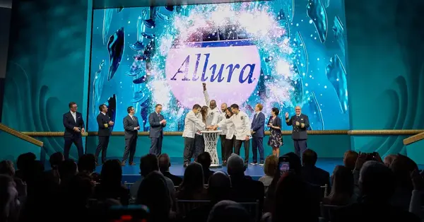 Oceania Allura christened in Miami as line reaffirms foodie focus
